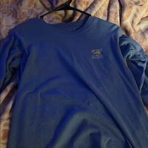 Hanes Long Sleeve Blue Tee